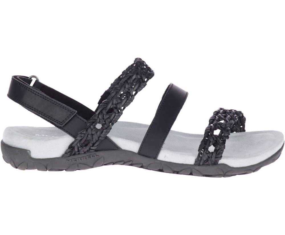 Merrell Sandaler Dame - Terran Braid Slingback - Hvide/Sort - DKQ129670